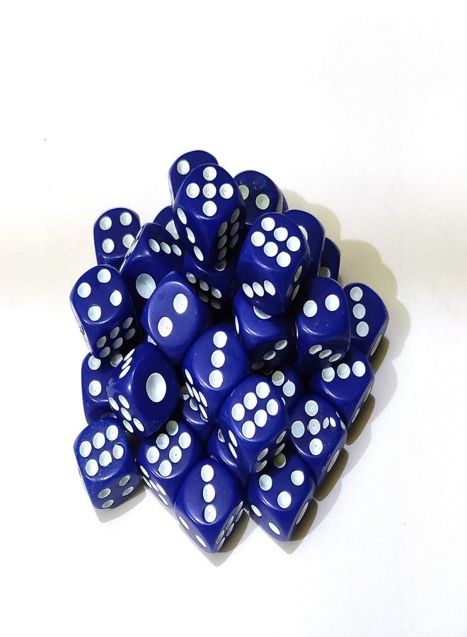 ISHARAA Pack of 20 Ludo Dice Standard Plastic 14 mm Game Blue Dice - Image 3